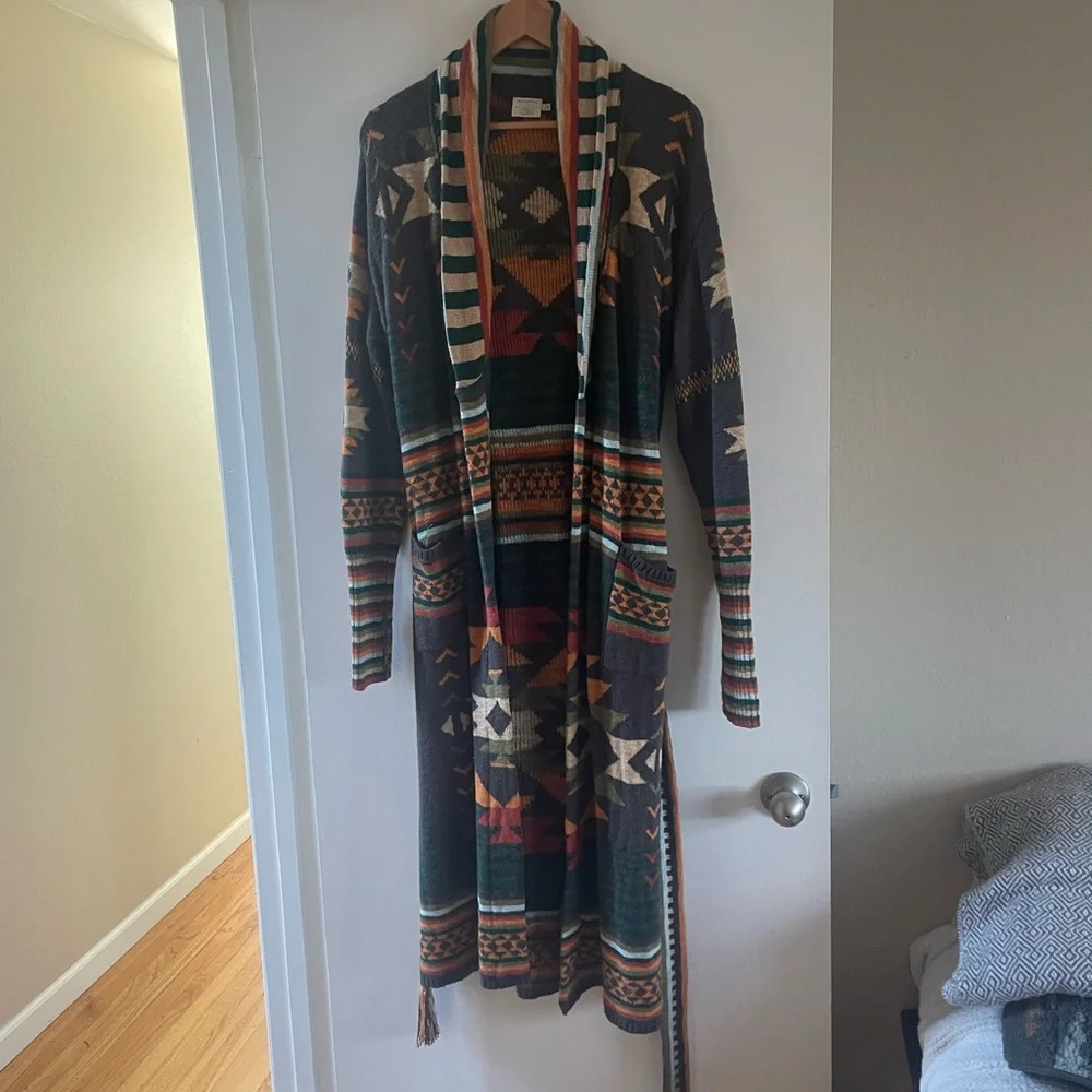 Faherty x B. Yellowtail Paloma Duster L - Picture 3 of 7